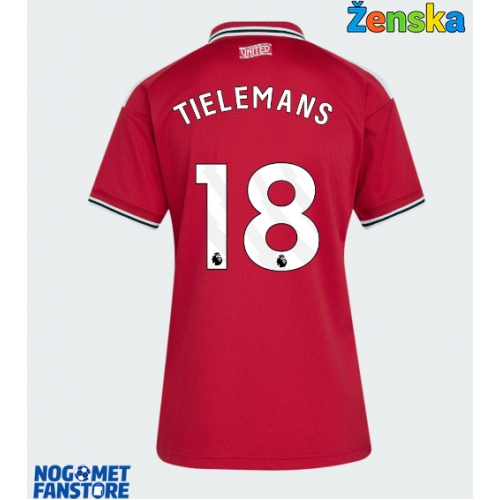 Manchester United Youri Tielemans #18 Domaci Dres za Ženska 2026-27 Kratak Rukav